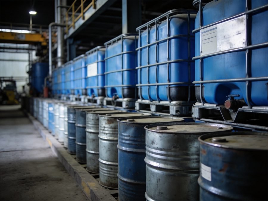 Cement grinding aid plant application